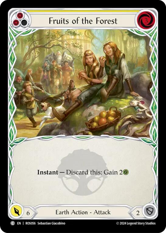 Fruits of the Forest (Yellow) [ROS056] (Rosetta)  Rainbow Foil | RetroPlay Games