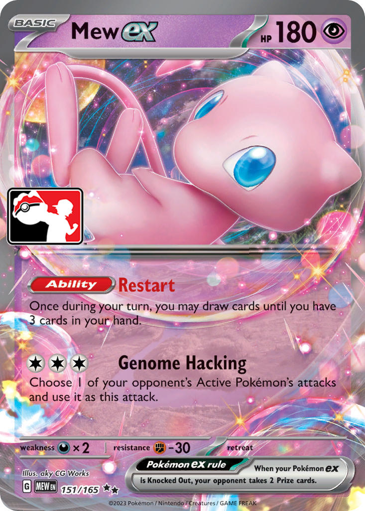 Mew ex (151/165) [Prize Pack Series Five] | RetroPlay Games