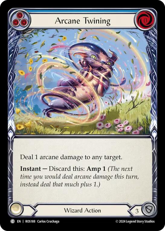 Arcane Twining (Blue) [ROS188] (Rosetta)  Rainbow Foil | RetroPlay Games