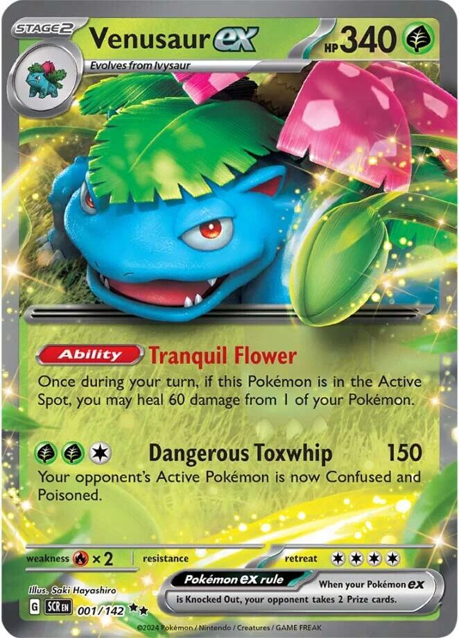 Venusaur ex (001/142) [Scarlet & Violet: Stellar Crown] | RetroPlay Games