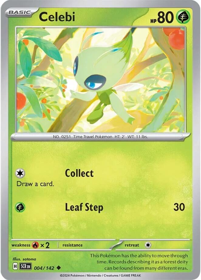 Celebi (004/142) [Scarlet & Violet: Stellar Crown] | RetroPlay Games