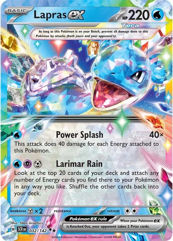 Lapras ex (032/142) [Scarlet & Violet: Stellar Crown] | RetroPlay Games