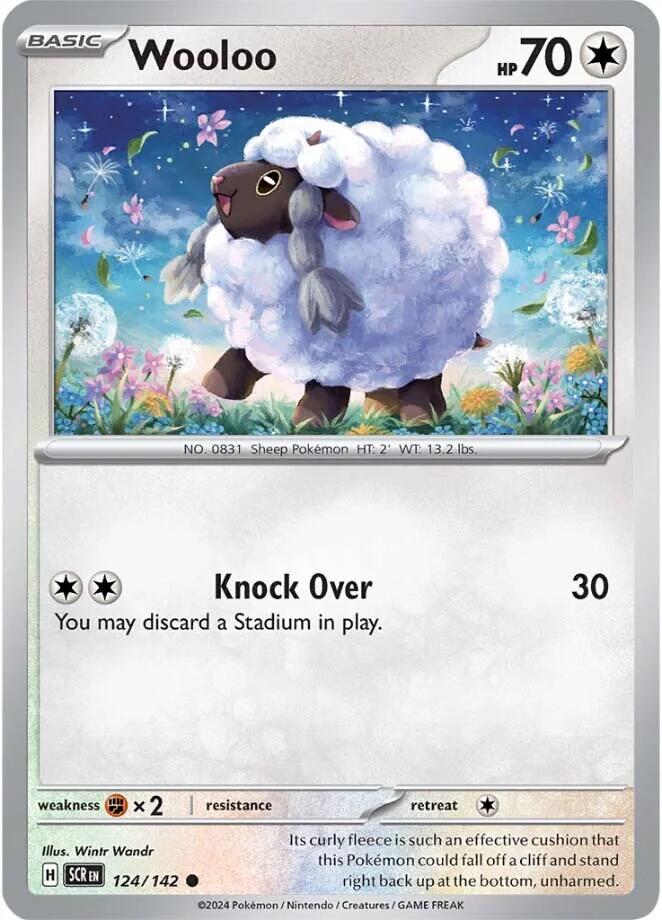 Wooloo (124/142) [Scarlet & Violet: Stellar Crown] | RetroPlay Games