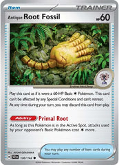 Antique Root Fossil (130/142) [Scarlet & Violet: Stellar Crown] | RetroPlay Games