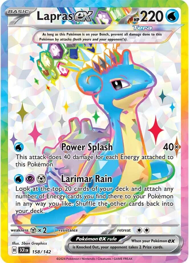 Lapras ex (158/142) [Scarlet & Violet: Stellar Crown] | RetroPlay Games