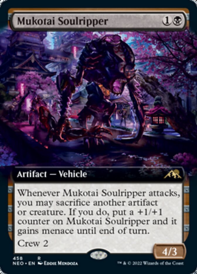 Mukotai Soulripper (Extended Art) [Kamigawa: Neon Dynasty] | RetroPlay Games