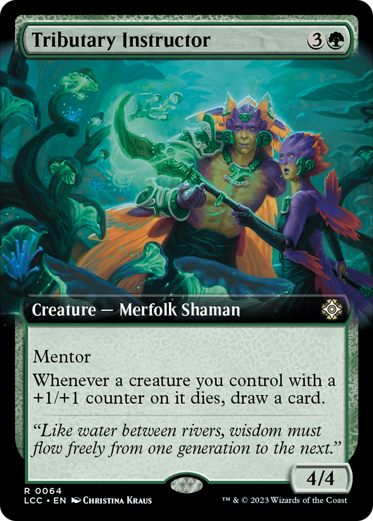 Tributary Instructor (Extended Art) [The Lost Caverns of Ixalan Commander] | RetroPlay Games