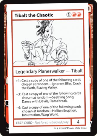 Tibalt the Chaotic (2021 Edition) [Mystery Booster Playtest Cards] | RetroPlay Games