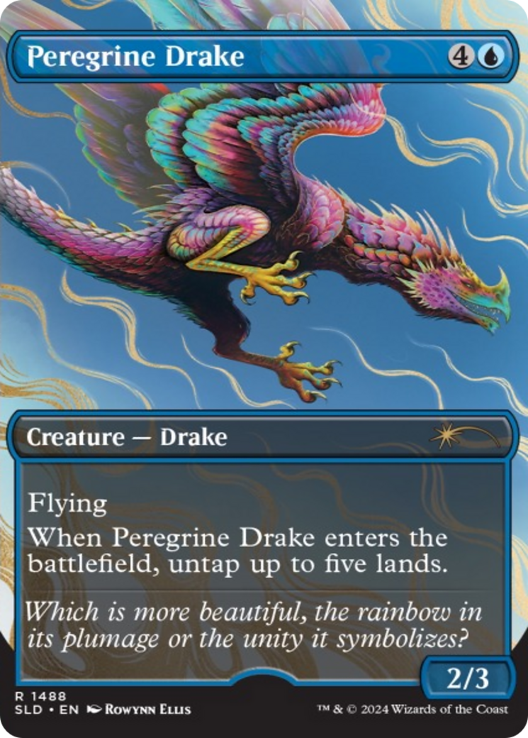 Peregrine Drake (Rainbow Foil) [Secret Lair Drop Series] | RetroPlay Games