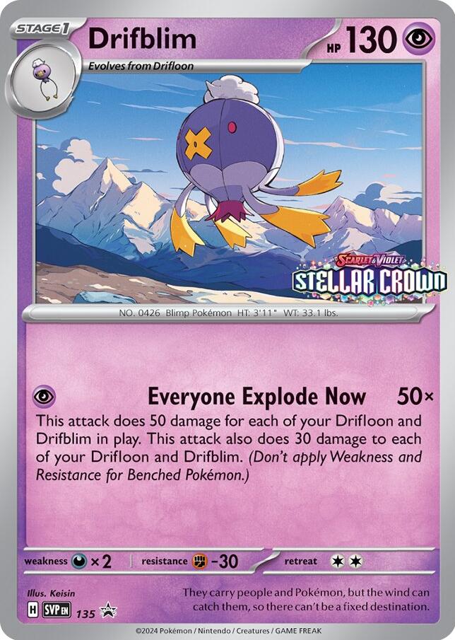 Drifblim (SVP135) [Scarlet & Violet: Black Star Promos] | RetroPlay Games