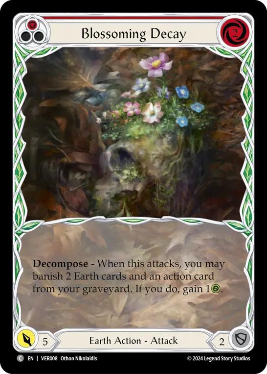 Blossoming Decay (Red) [VER008] (Rosetta Verdance Blitz Deck) | RetroPlay Games