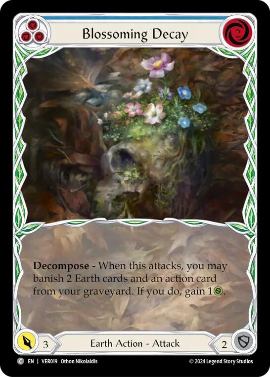 Blossoming Decay (Blue) [VER019] (Rosetta Verdance Blitz Deck) | RetroPlay Games