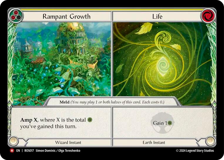 Rampant Growth // Life [ROS017] (Rosetta)  Rainbow Foil | RetroPlay Games