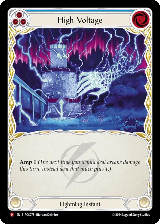 High Voltage [ROS078] (Rosetta)  Rainbow Foil | RetroPlay Games