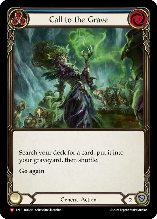 Call to the Grave [ROS218] (Rosetta)  Rainbow Foil | RetroPlay Games