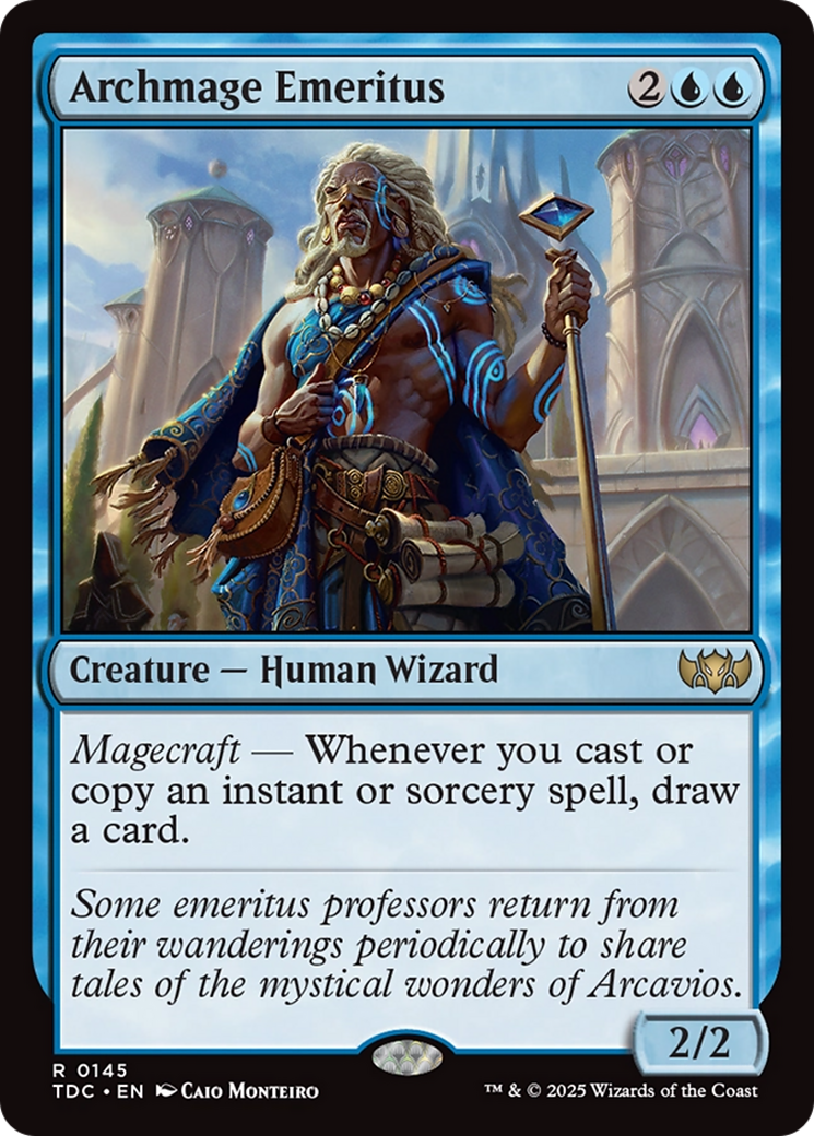 Archmage Emeritus [Tarkir: Dragonstorm Commander] | RetroPlay Games