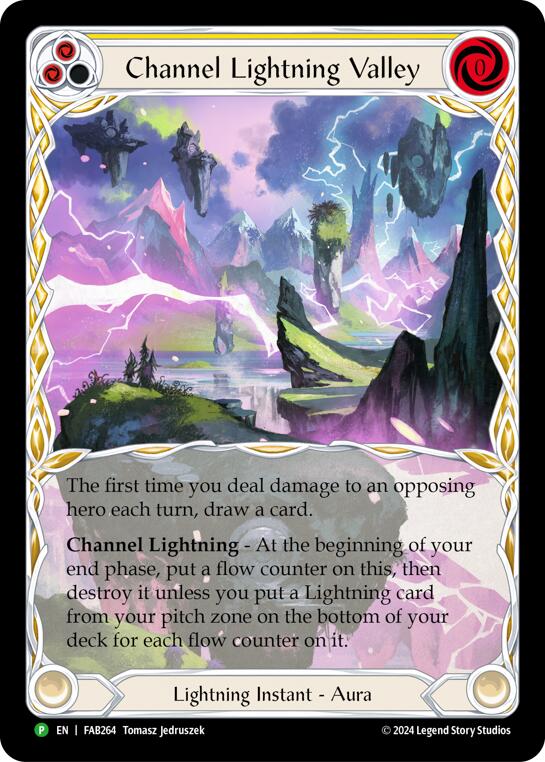 Channel Lightning Valley [FAB264] (Promo)  Cold Foil | RetroPlay Games