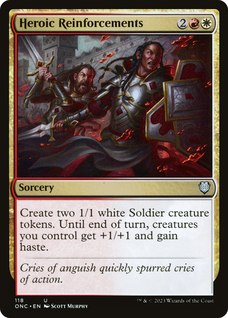Heroic Reinforcements [Phyrexia: All Will Be One Commander] | RetroPlay Games