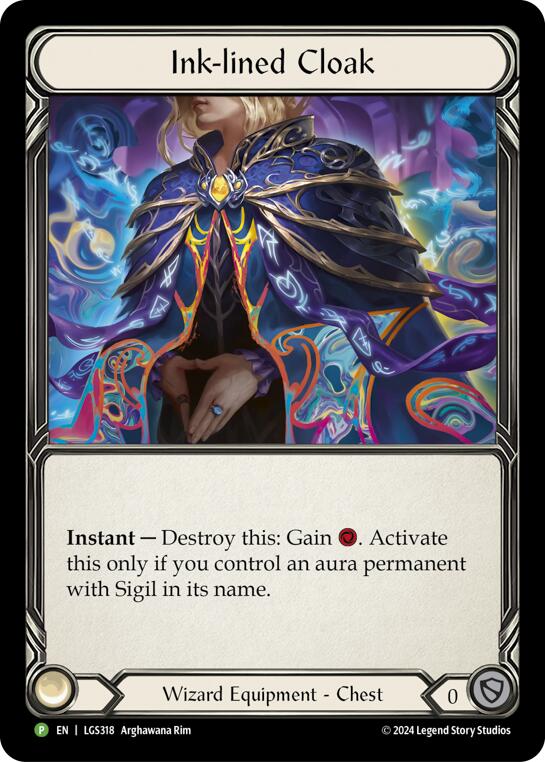 Ink-lined Cloak [LGS318] (Promo)  Rainbow Foil | RetroPlay Games