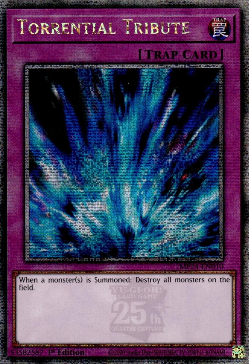 Torrential Tribute [MP24-EN010] Quarter Century Secret Rare | RetroPlay Games