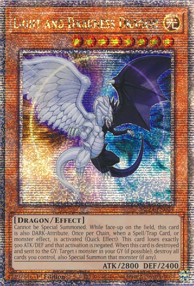 Light and Darkness Dragon [MP24-EN024] Quarter Century Secret Rare | RetroPlay Games