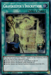 Gravekeeper's Inscription [MP24-EN064] Prismatic Secret Rare | RetroPlay Games