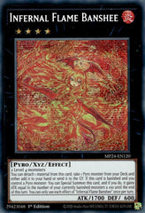 Infernal Flame Banshee [MP24-EN120] Prismatic Secret Rare | RetroPlay Games