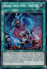 Original Sinful Spoils - Snake-Eye [MP24-EN124] Prismatic Secret Rare | RetroPlay Games