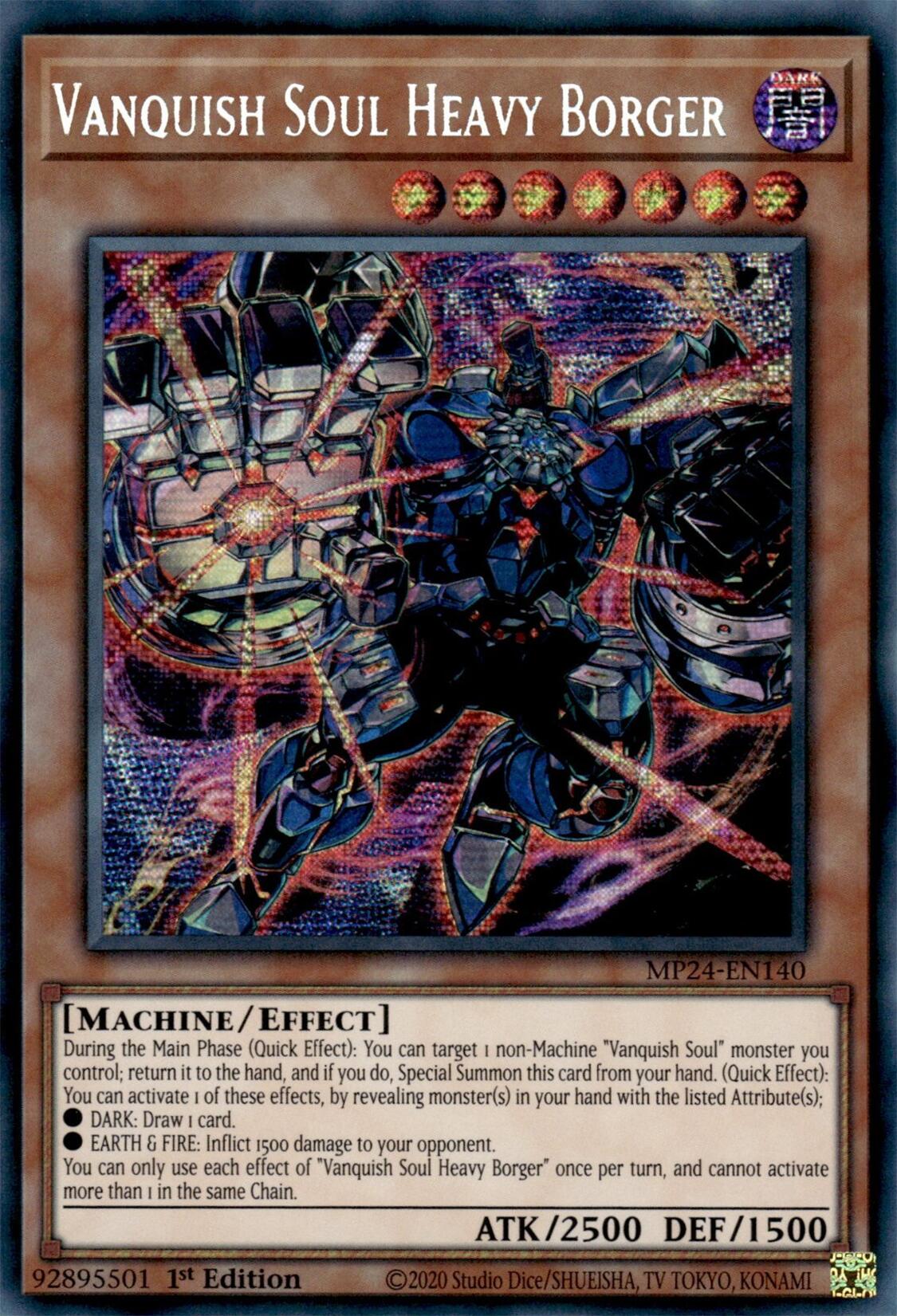 Vanquish Soul Heavy Borger [MP24-EN140] Prismatic Secret Rare | RetroPlay Games