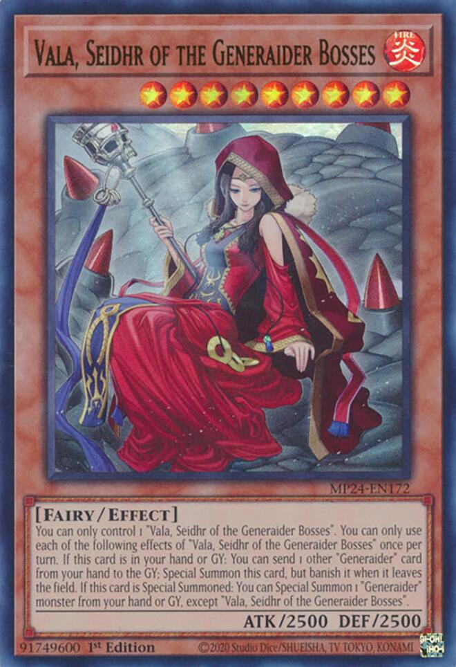Vala, Seidhr of the Generaider Bosses [MP24-EN172] Ultra Rare | RetroPlay Games