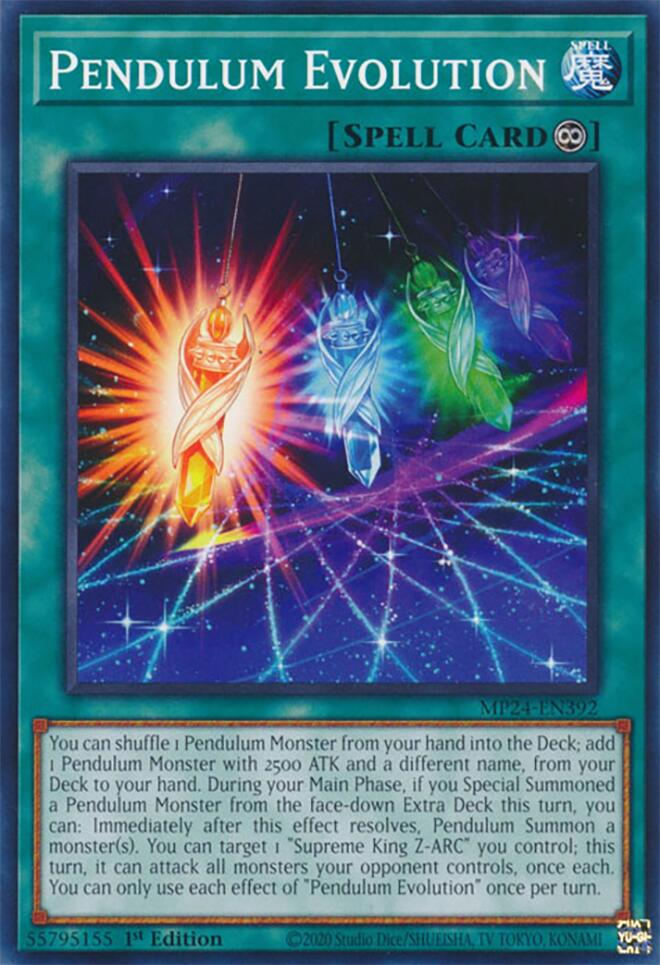 Pendulum Evolution (card) [MP24-EN392] Common | RetroPlay Games