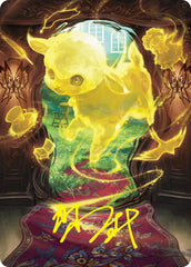 Enduring Innocence Art Card (Gold-Stamped Signature) [Duskmourn: House of Horror Art Series] | RetroPlay Games
