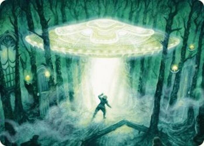 Unidentified Hovership Art Card [Duskmourn: House of Horror Art Series] | RetroPlay Games