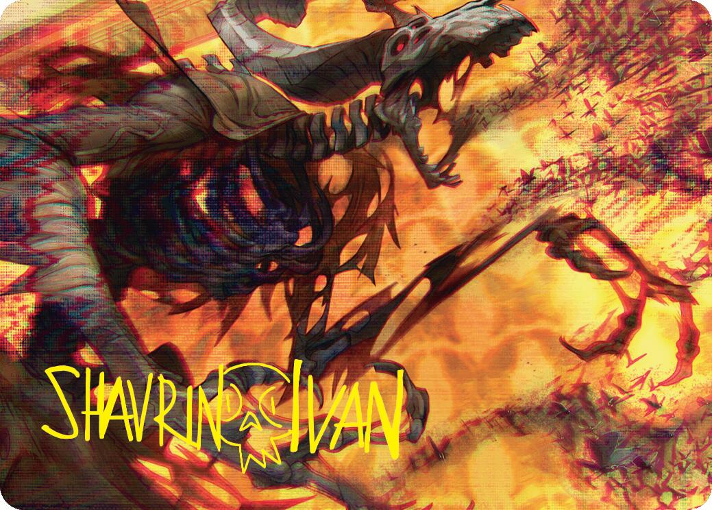 Unwanted Remake Art Card (Gold-Stamped Signature) [Duskmourn: House of Horror Art Series] | RetroPlay Games