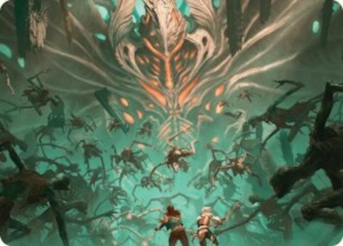 Valgavoth's Onslaught Art Card [Duskmourn: House of Horror Art Series] | RetroPlay Games