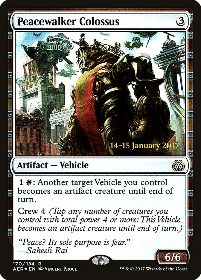 Peacewalker Colossus [Aether Revolt Prerelease Promos] | RetroPlay Games