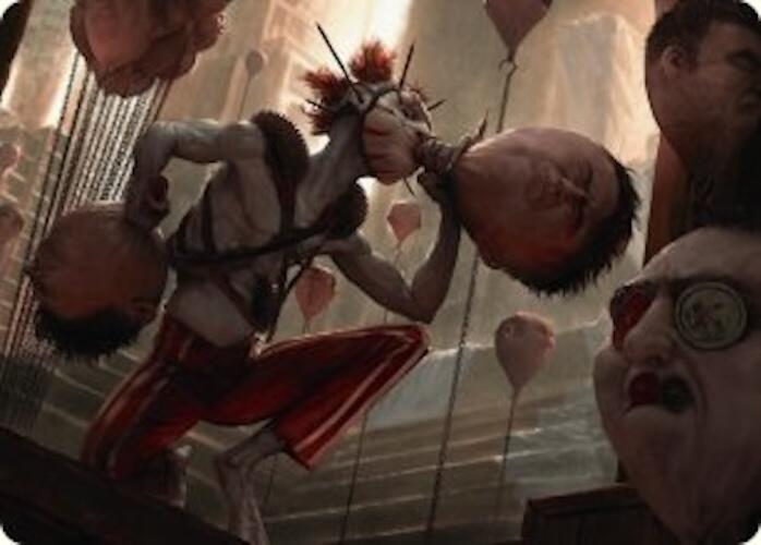The Jolly Balloon Man Art Card [Duskmourn: House of Horror Art Series] | RetroPlay Games