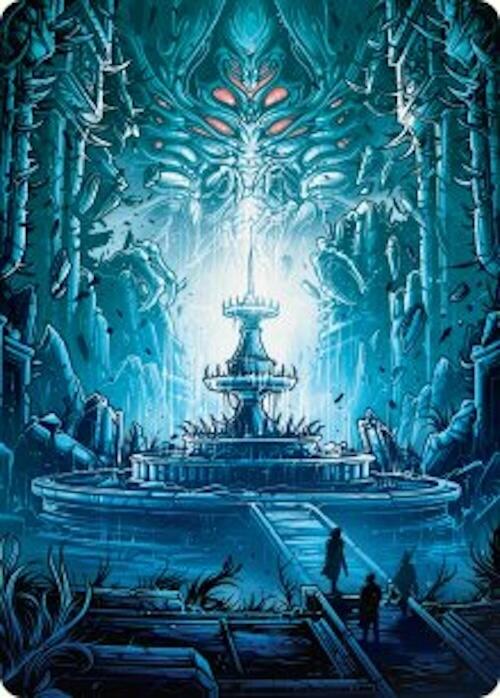 Island Art Card [Duskmourn: House of Horror Art Series] | RetroPlay Games