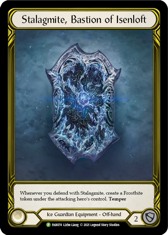 Stalagmite, Bastion of Isenloft (Golden) [FAB078] (Promo)  Cold Foil | RetroPlay Games