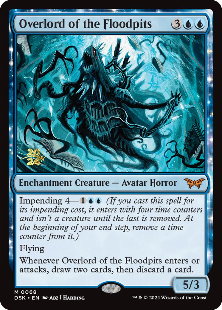 Overlord of the Floodpits [Duskmourn: House of Horror Prerelease Promos] | RetroPlay Games