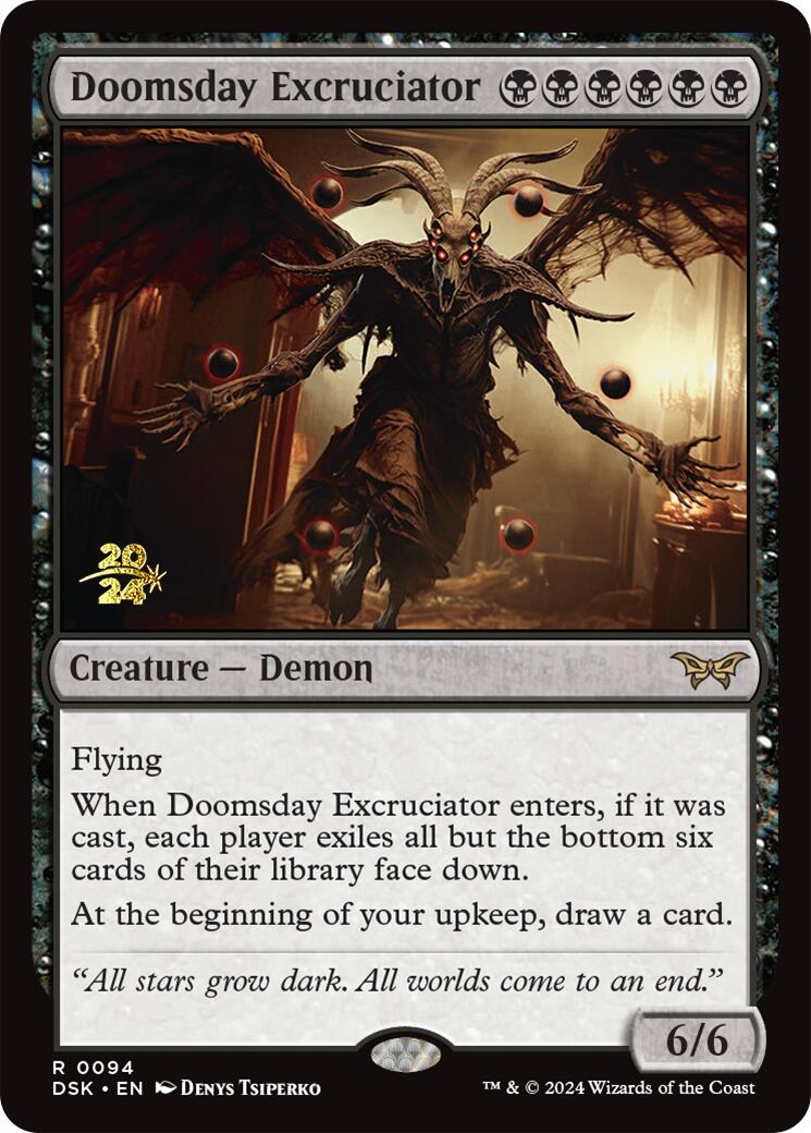 Doomsday Excruciator [Duskmourn: House of Horror Prerelease Promos] | RetroPlay Games