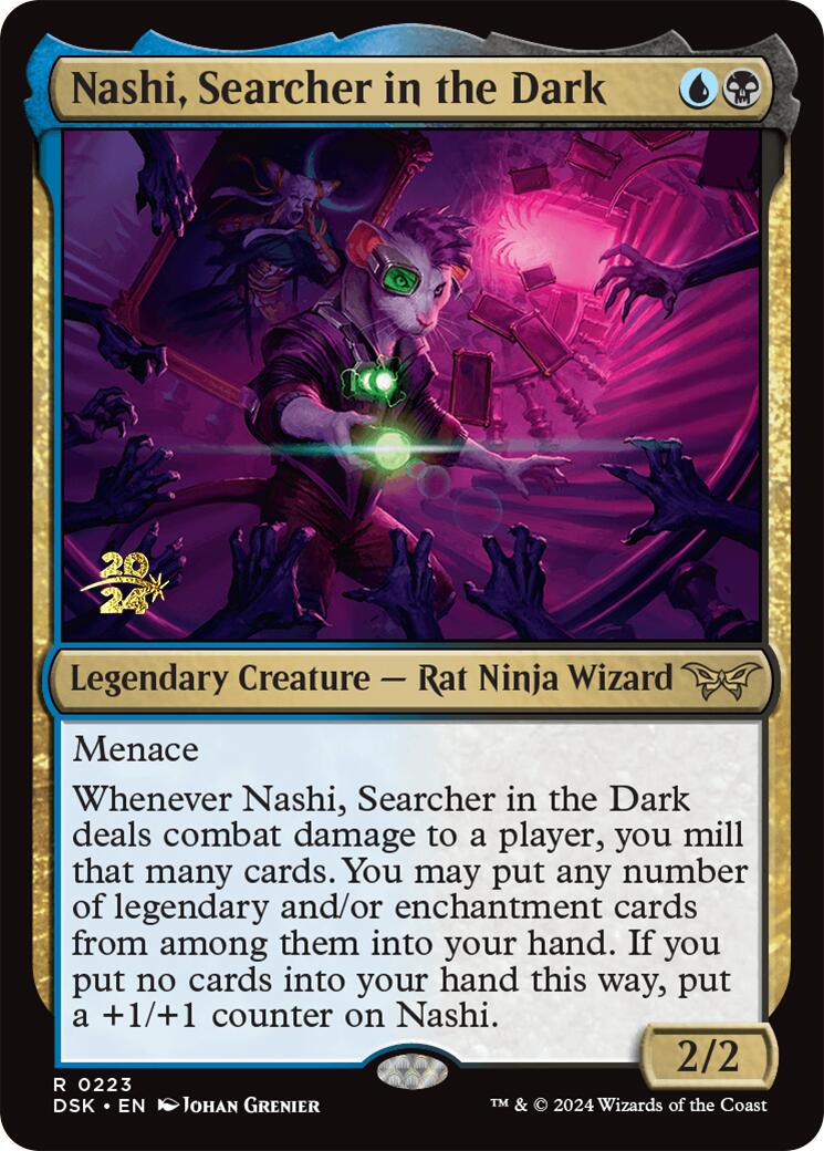 Nashi, Searcher in the Dark [Duskmourn: House of Horror Prerelease Promos] | RetroPlay Games