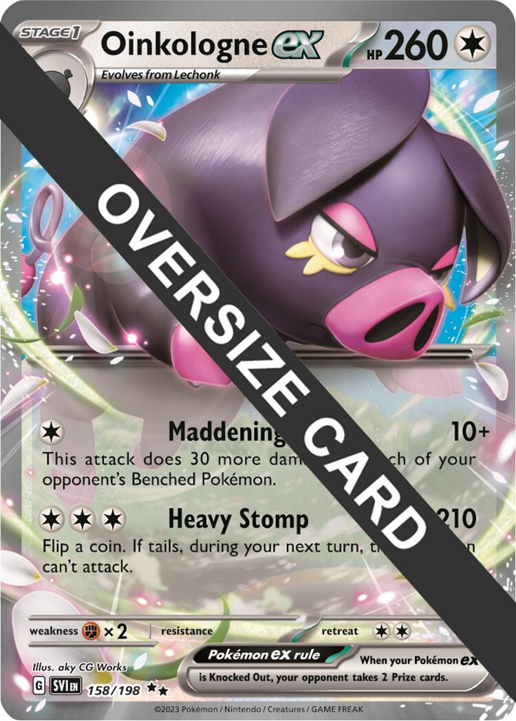 Oinkologne ex (158/198) (Jumbo Card) [Scarlet & Violet: Black Star Promos] | RetroPlay Games