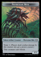 Rebel // Phyrexian Mite (012) Double-Sided Token [Phyrexia: All Will Be One Tokens] | RetroPlay Games