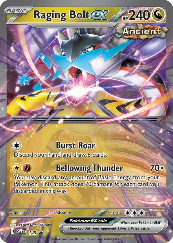 Raging Bolt ex (145) [SV: Scarlet & Violet Promo Cards] | RetroPlay Games