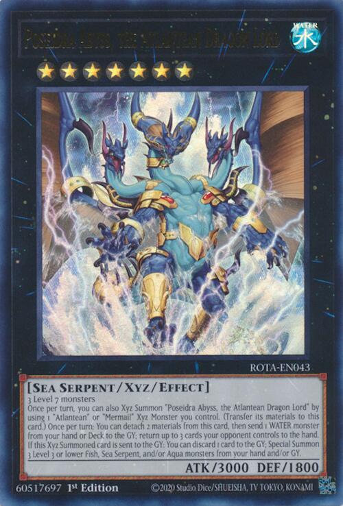 Poseidra Abyss, the Atlantean Dragon Lord [ROTA-EN043] Ultra Rare | RetroPlay Games