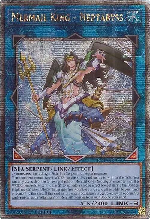 Mermail King - Neptabyss (Quarter Century Secret Rare) [ROTA-EN046] Quarter Century Secret Rare | RetroPlay Games