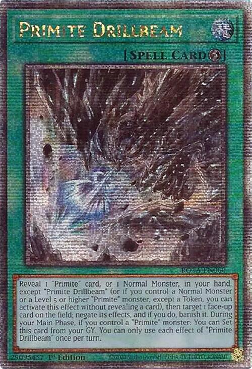 Primite Drillbeam (Quarter Century Secret Rare) [ROTA-EN060] Quarter Century Secret Rare | RetroPlay Games
