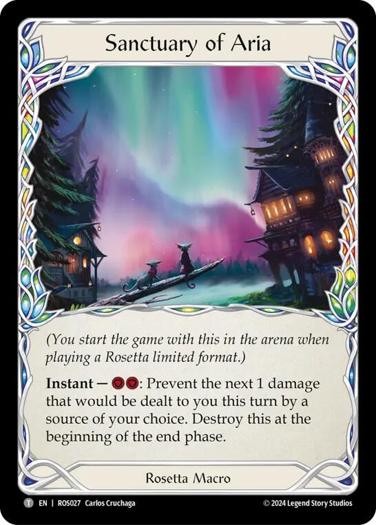 Sanctuary of Aria // Florian, Rotwood Harbinger (Bottom left) [ROSPZL25] (Rosetta) | RetroPlay Games