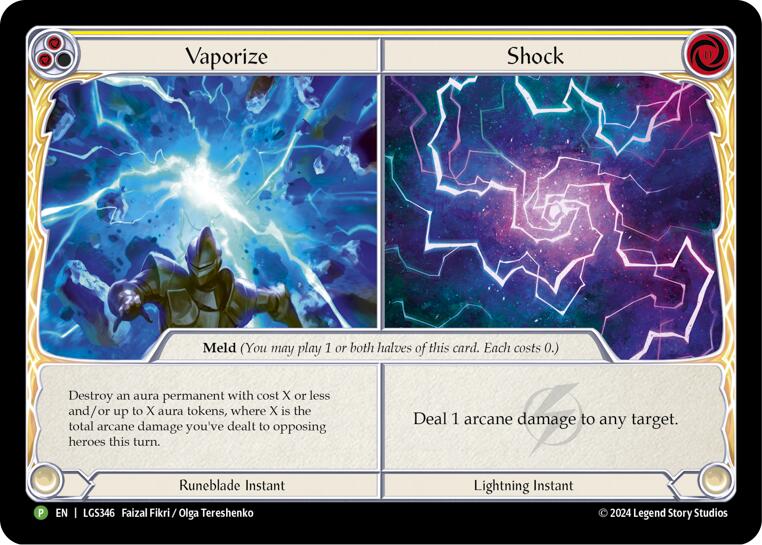 Vaporize // Shock [LGS346] (Promo)  Cold Foil | RetroPlay Games